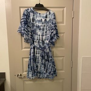 NWT Lauren Ralph Lauren Flutter Sleeve Dress